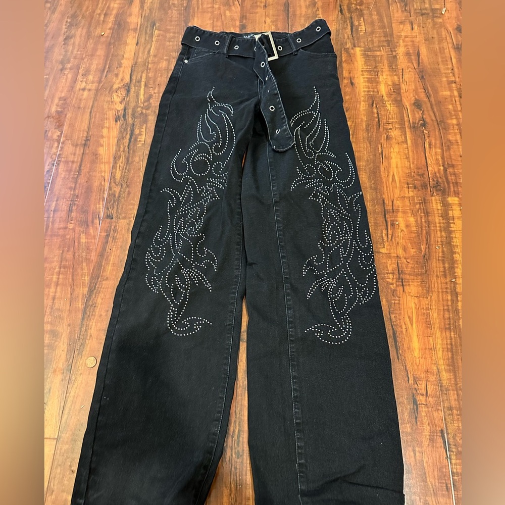 Tiger Mist Black Jeans